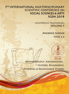 Proceedings SGEM 2018 / Vol.V, Issue 2 / ISSN 2367-5659